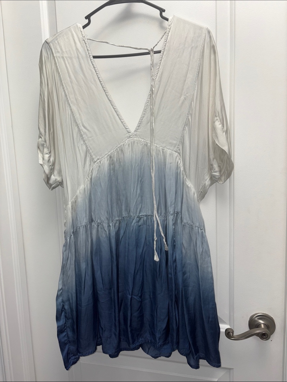 Free People Sun Up Mini Dress Ombre Silky Size Medium - Picture 8 of 8